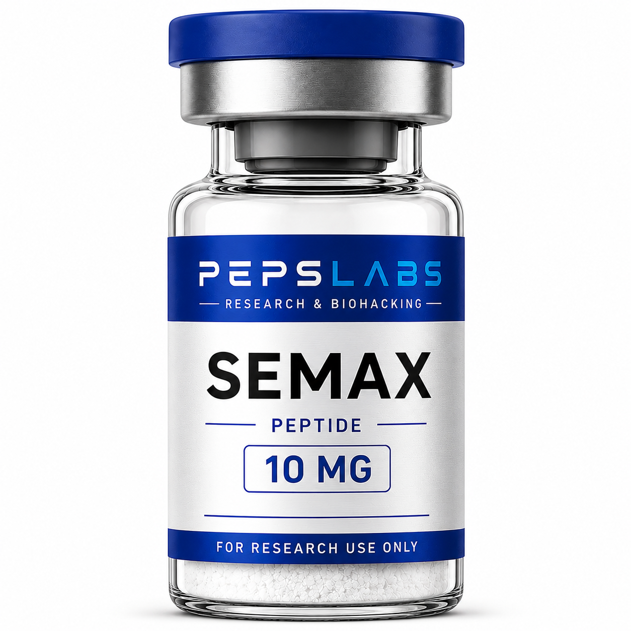 Semax — flacon de peptide lyophilisé grade recherche